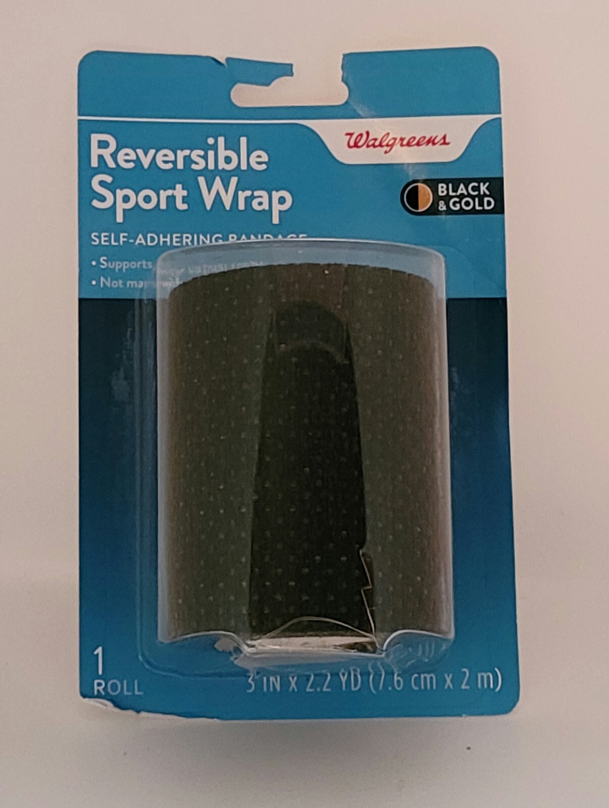 (2) Walgreens Self Adhesive Multi-Purpose Reversible Sport Wrap 3 in x 2.2 Yards