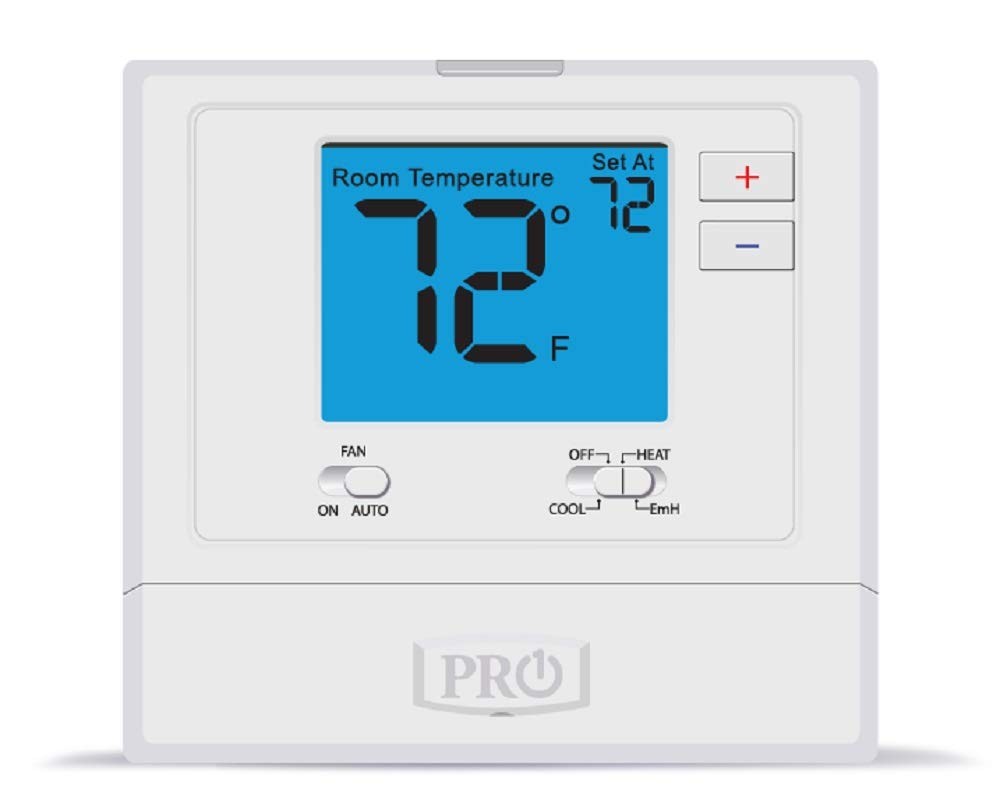 Pro1 T721 Non-Programmable 2H/1C Heat Pump Thermostat , Blue