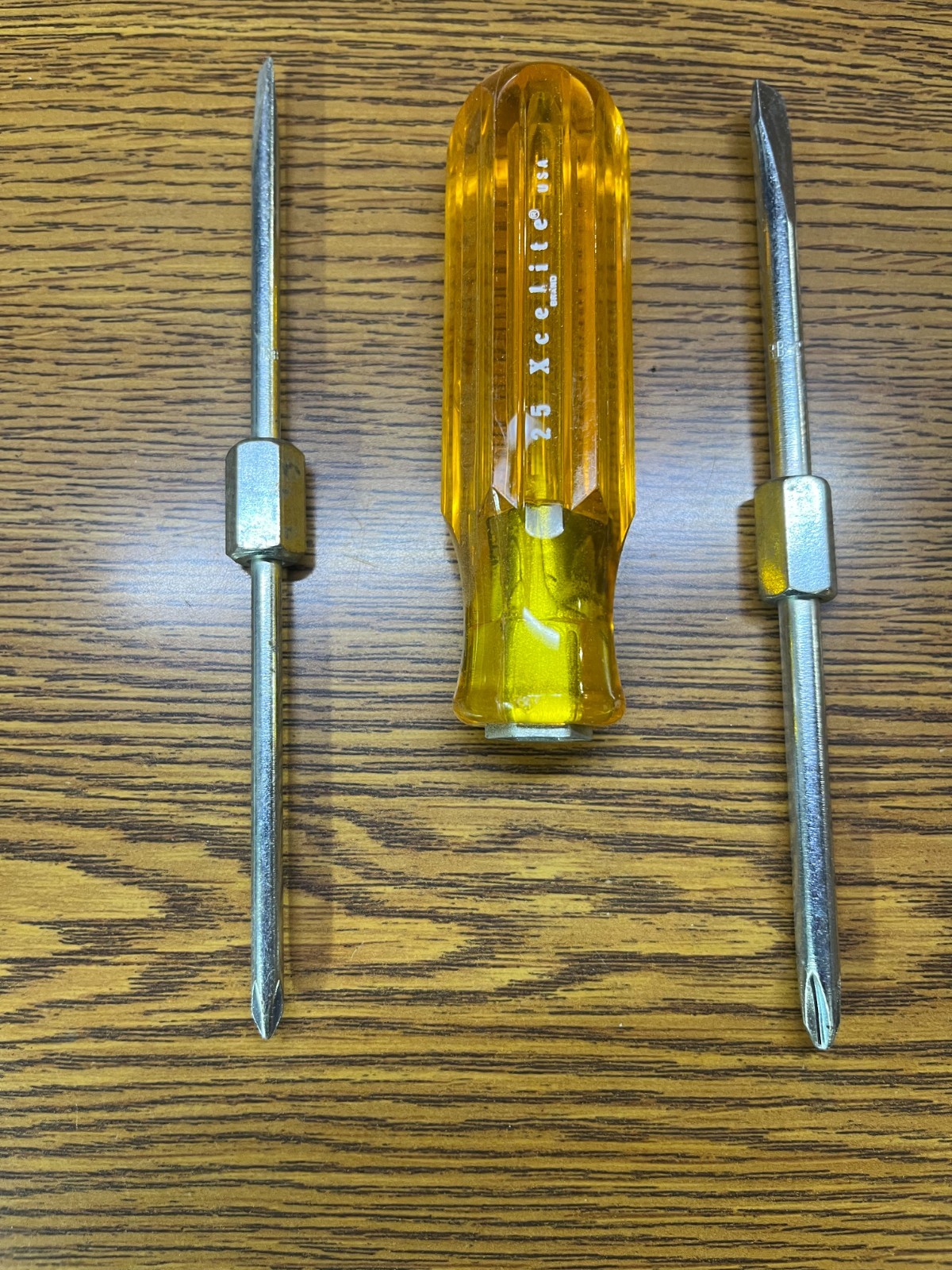 Xcelite Screwdriver Set, # 25 Handle w/ RB-1 & RB-2 Blades,