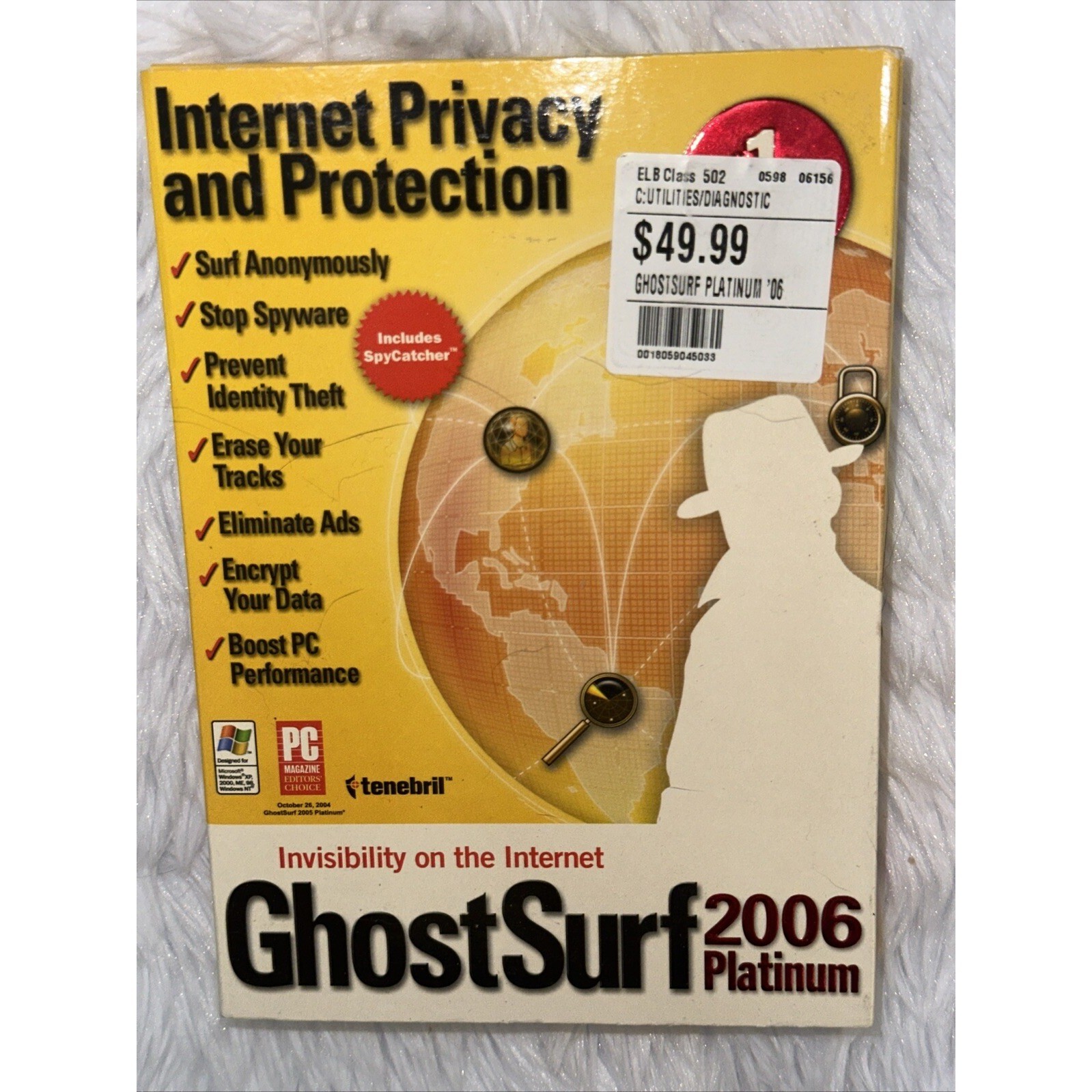Tenebril GhostSurf 2006 Platinum Internet Privacy Protection PC Software