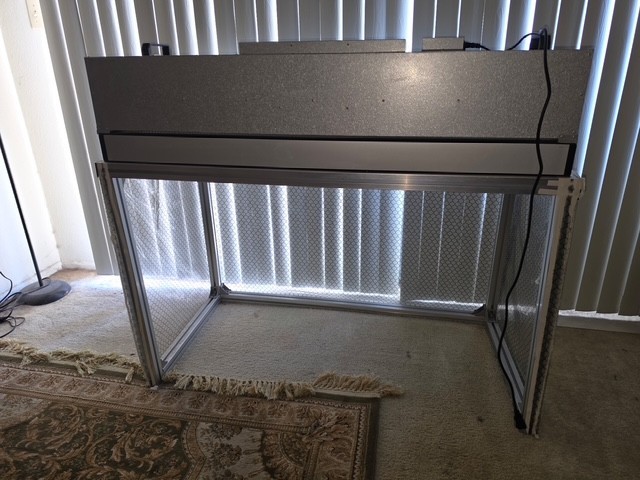 Dust Free Room Workshop Laminar Hood Bench Air Flow Clean Workstation Repair