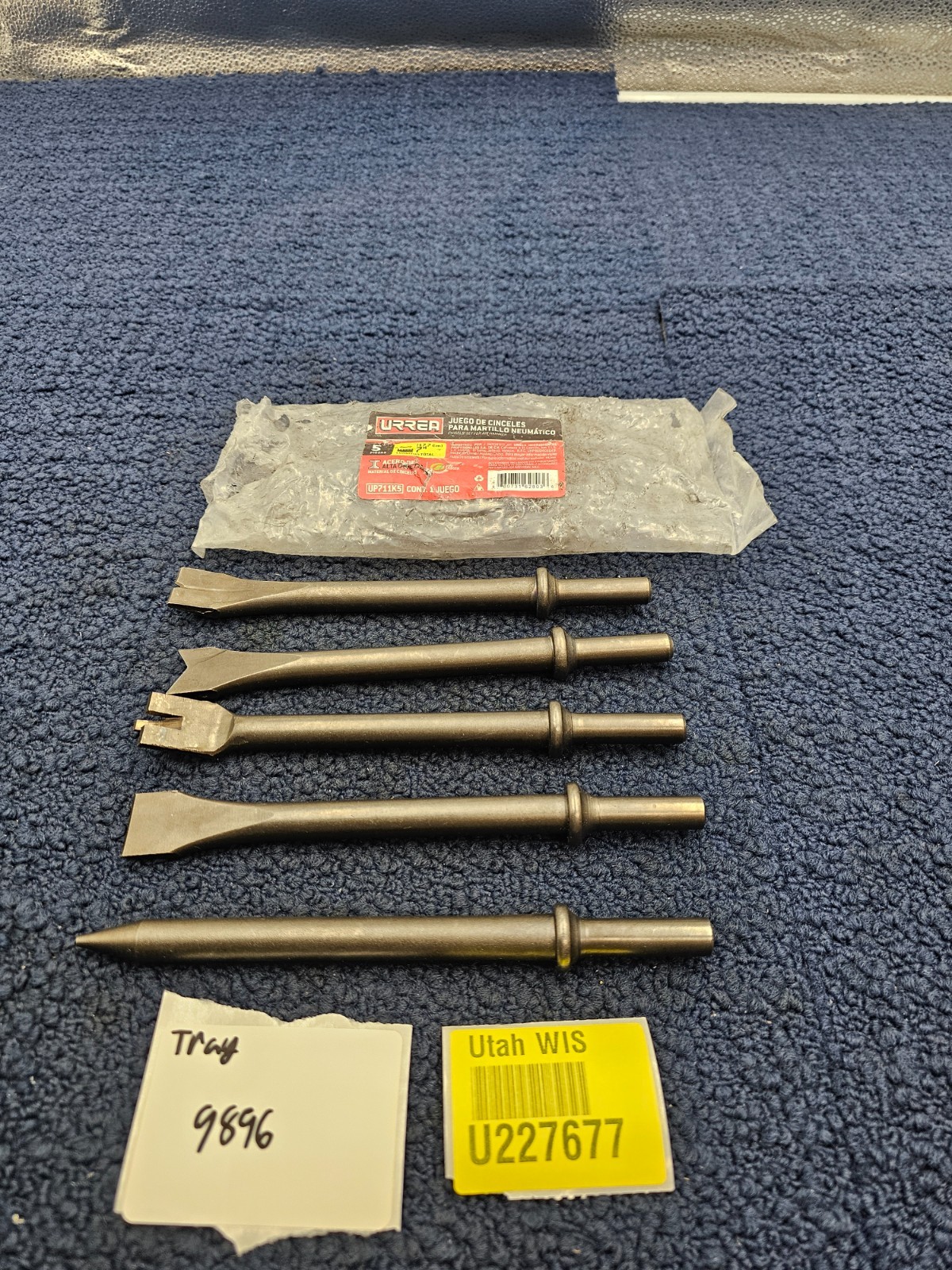 (QTY5) URREA UP711K5: AIR HAMMER CHISEL