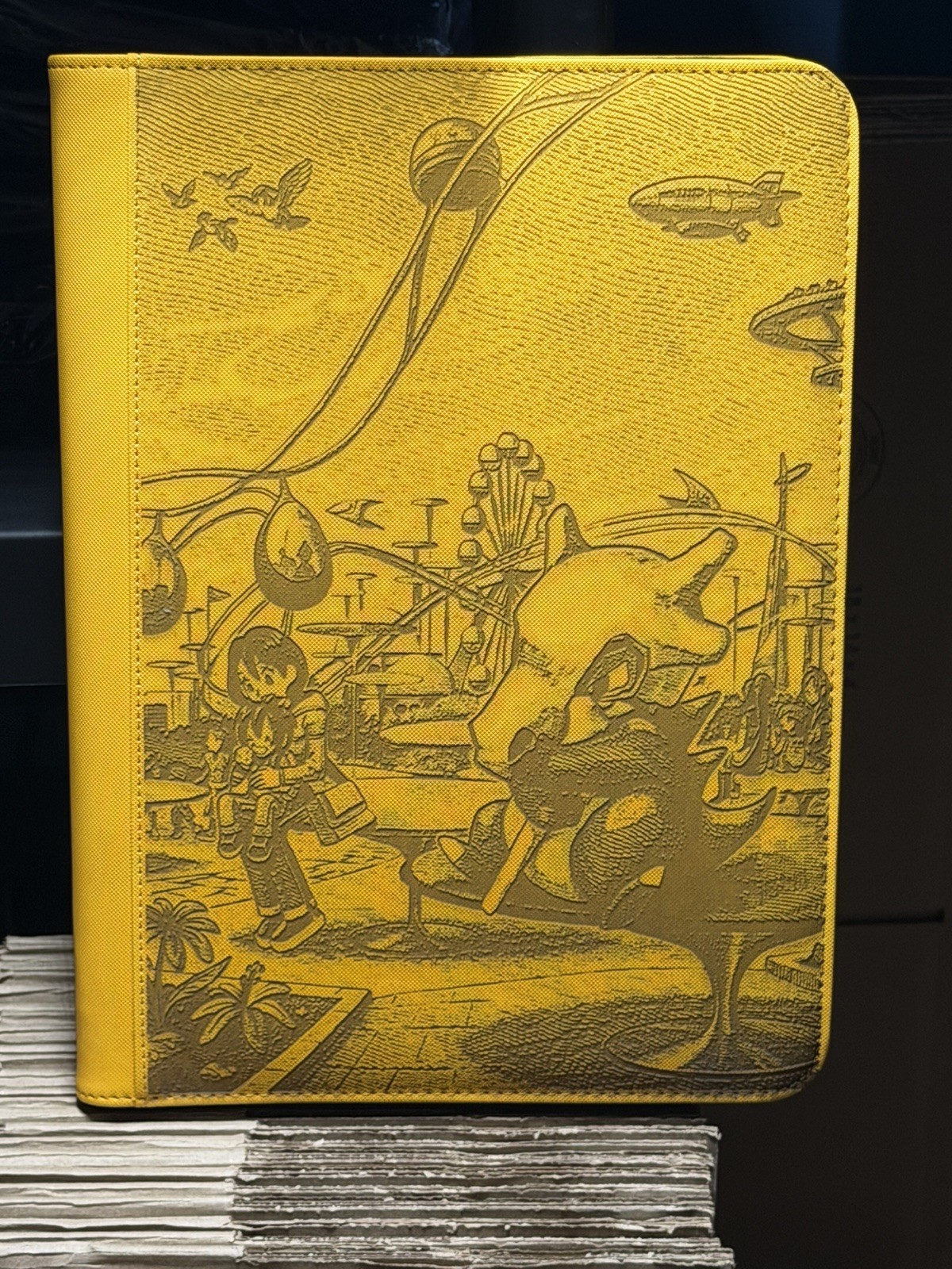 Pokémon Cubone At Fare Laser Engraved 9 Slot 360 Card Binder