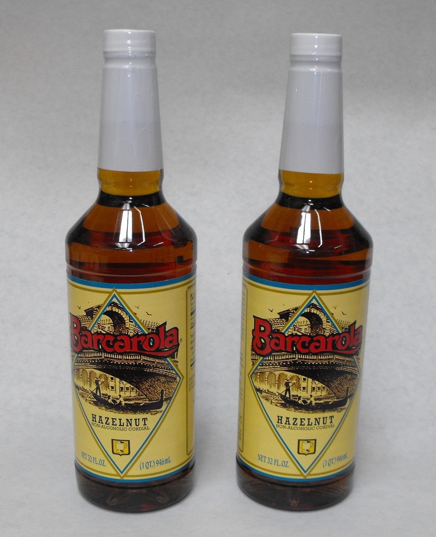 (2 Pack) Gourmet HAZELNUT SYRUP 32oz. Coffee Drink & Italian Soda Flavor