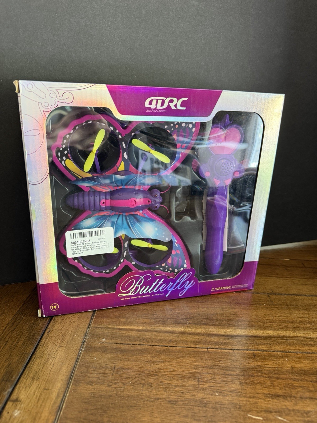 4DRC V40 Butterfly Drone Remote Control RC Quadcopter Kids Toy New In Box