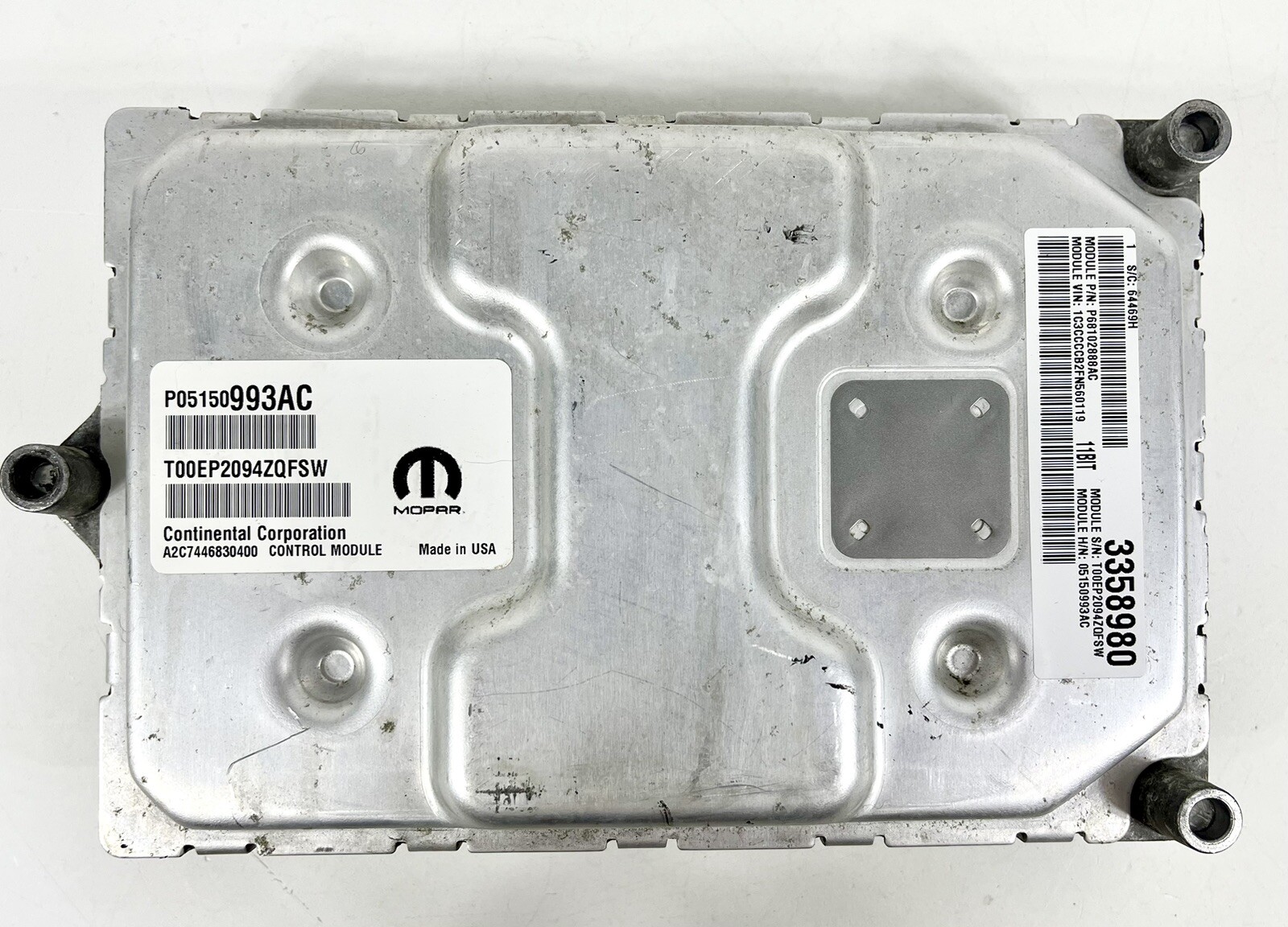 ✅ 2015 CHRYSLER 200 ENGINE COMPUTER CONTROL MODULE ECU ECM PCM PCU P05150993AC