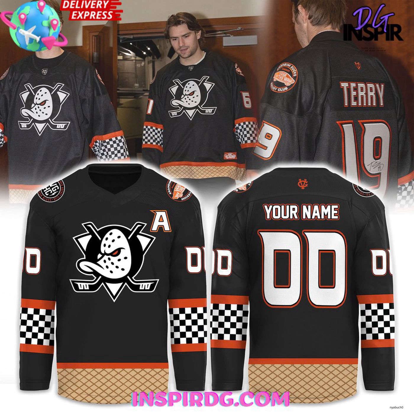 Personalized Anaheim Ducks Special Hockey Shirt Sports Style Unisex Fit Gift