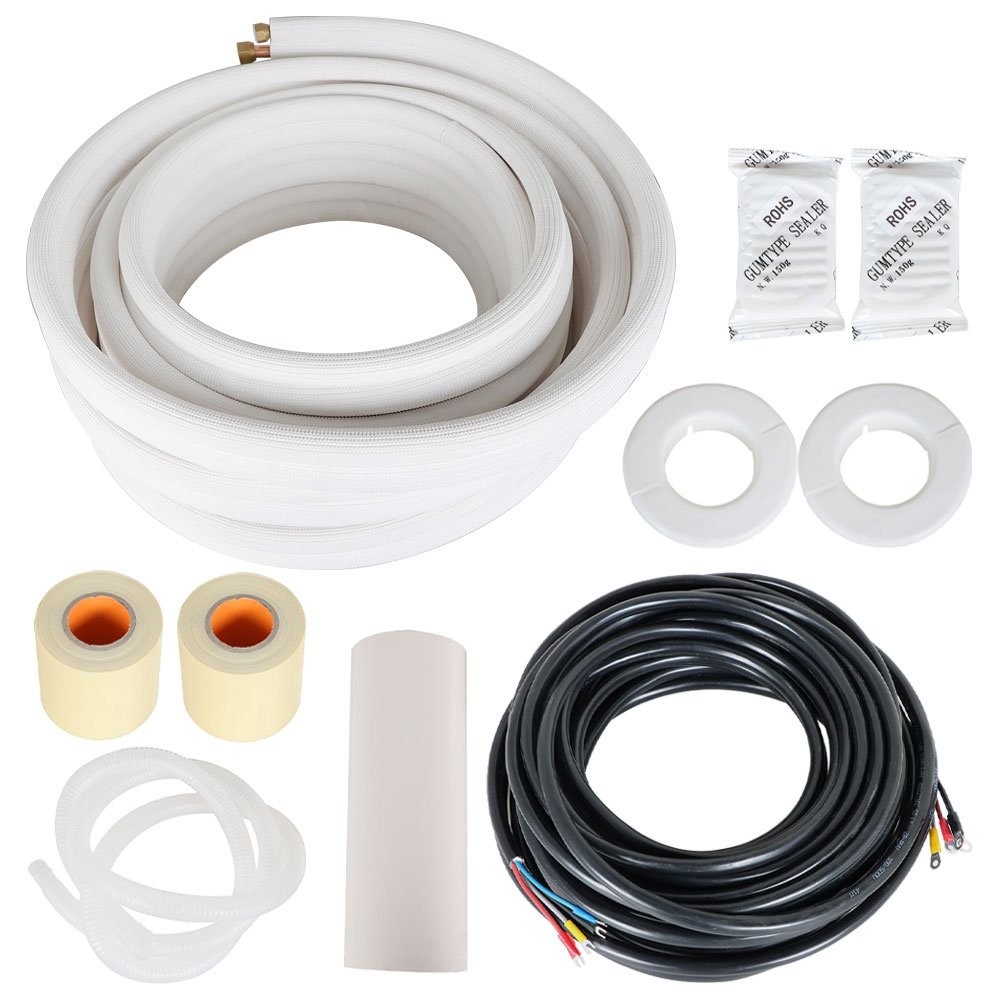 Install Kit For Mini Split Heat Pump Systems 3/8*5/8 Inch 50 Feet