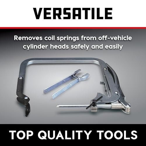 Valve Spring Compressor Kit, Remove Coil Springs, Cylinder Heads, T-Handle,