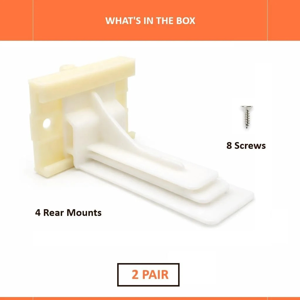 Self-Aligning Rear Mounting Sockets for Blum Tandem Undermount Drawer Slides | 2