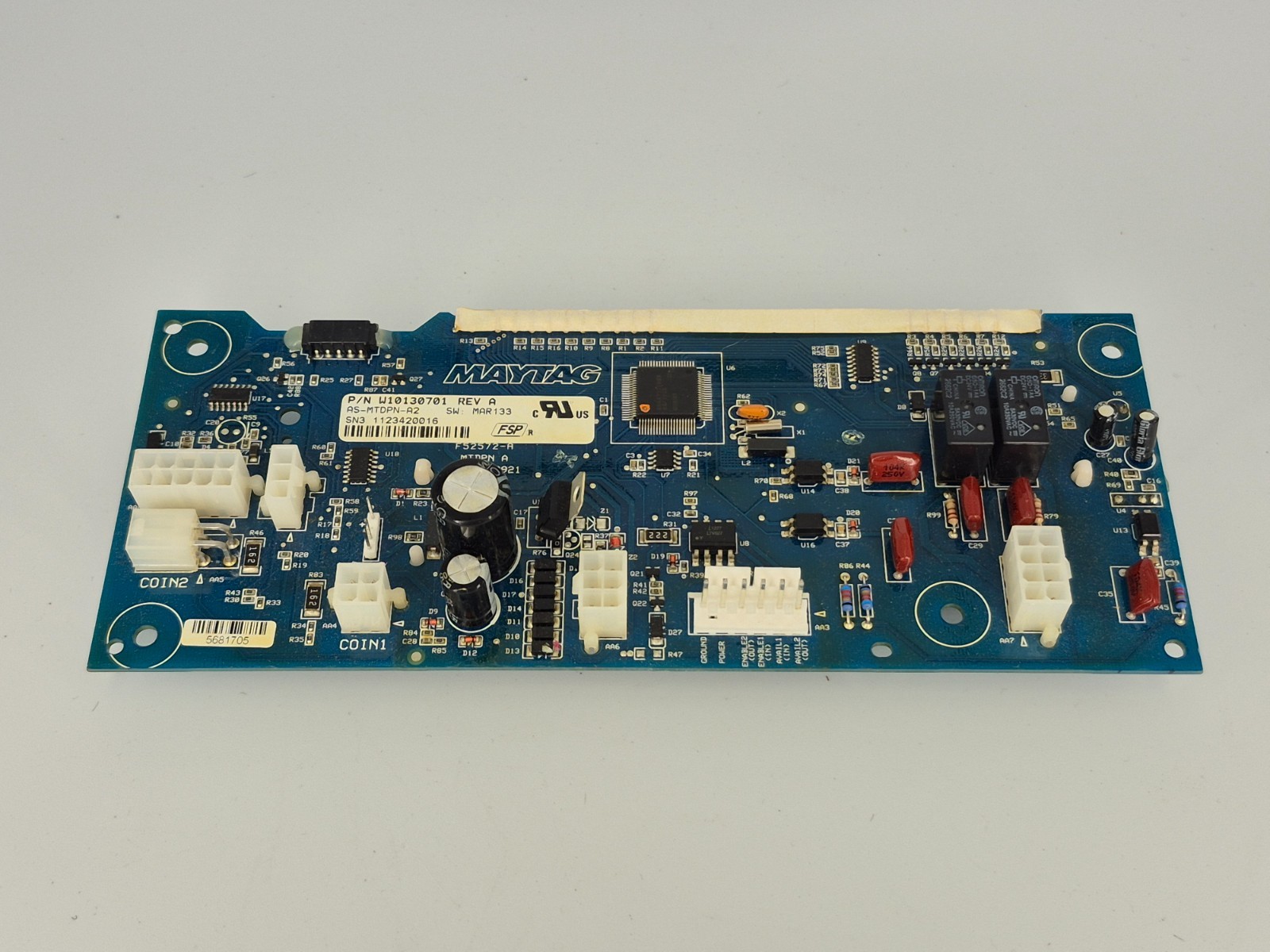 WPW10130701 MAYTAG COMMERCIAL WASHER ELECTRONIC CONTROL BOARD