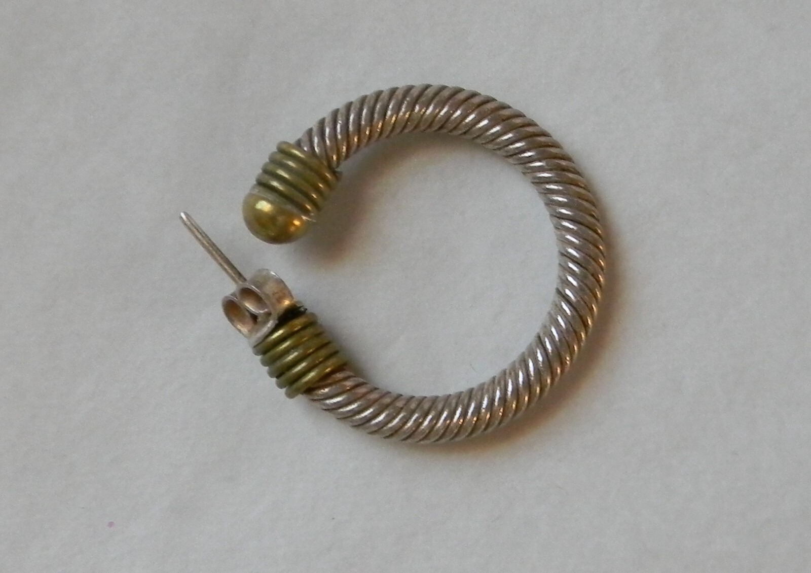 Earrings Twisted Wire Loop Costume Jewelry - Post #24