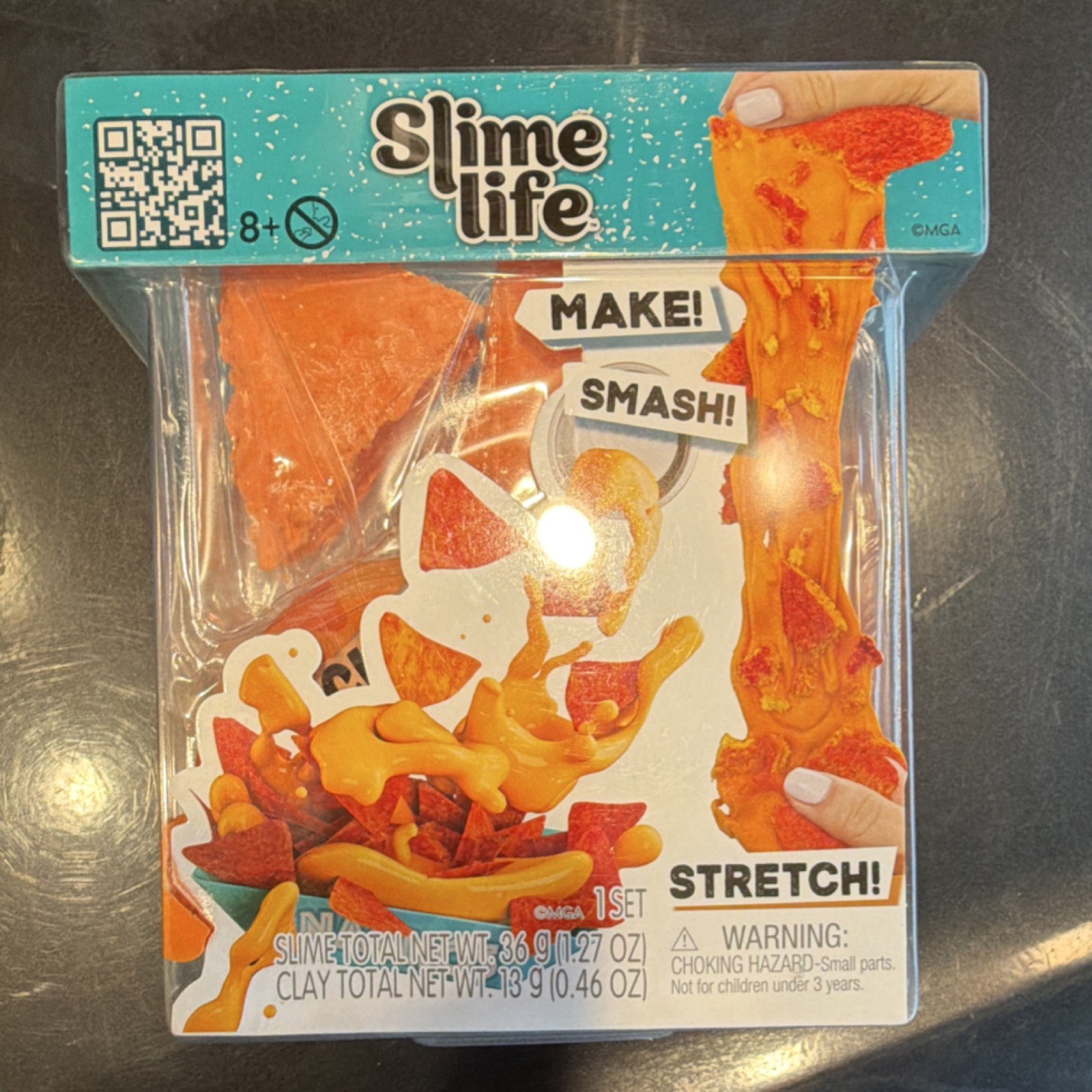 MGA Slime Life Nacho Cheese & Chips Slime Set 36.9g Clay 13.9g
