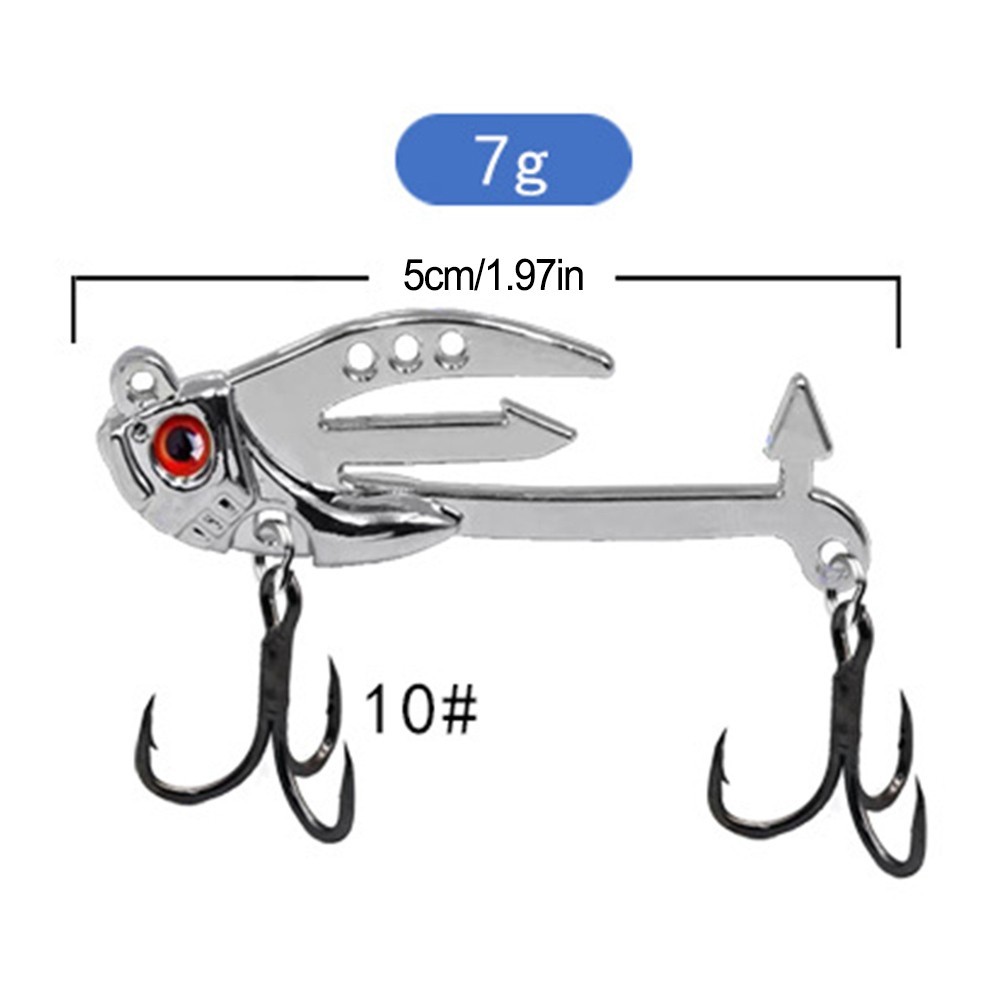 Versatile Iron Plate VIB Lure Bait for Successful Fishing in Conditions