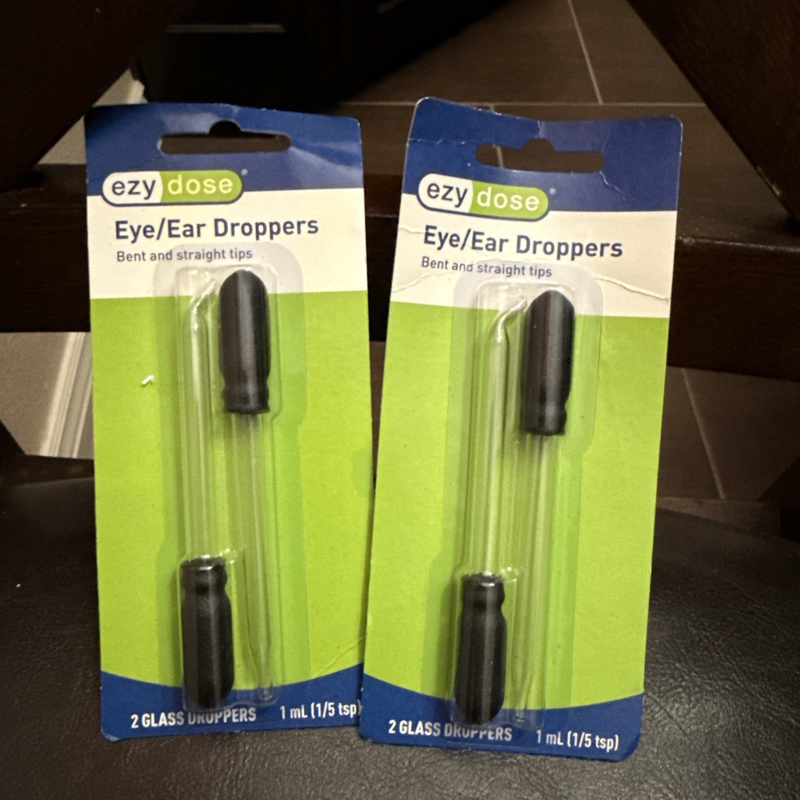 2 Pack Eye/Ear Glass Droppers, 2 Count Each