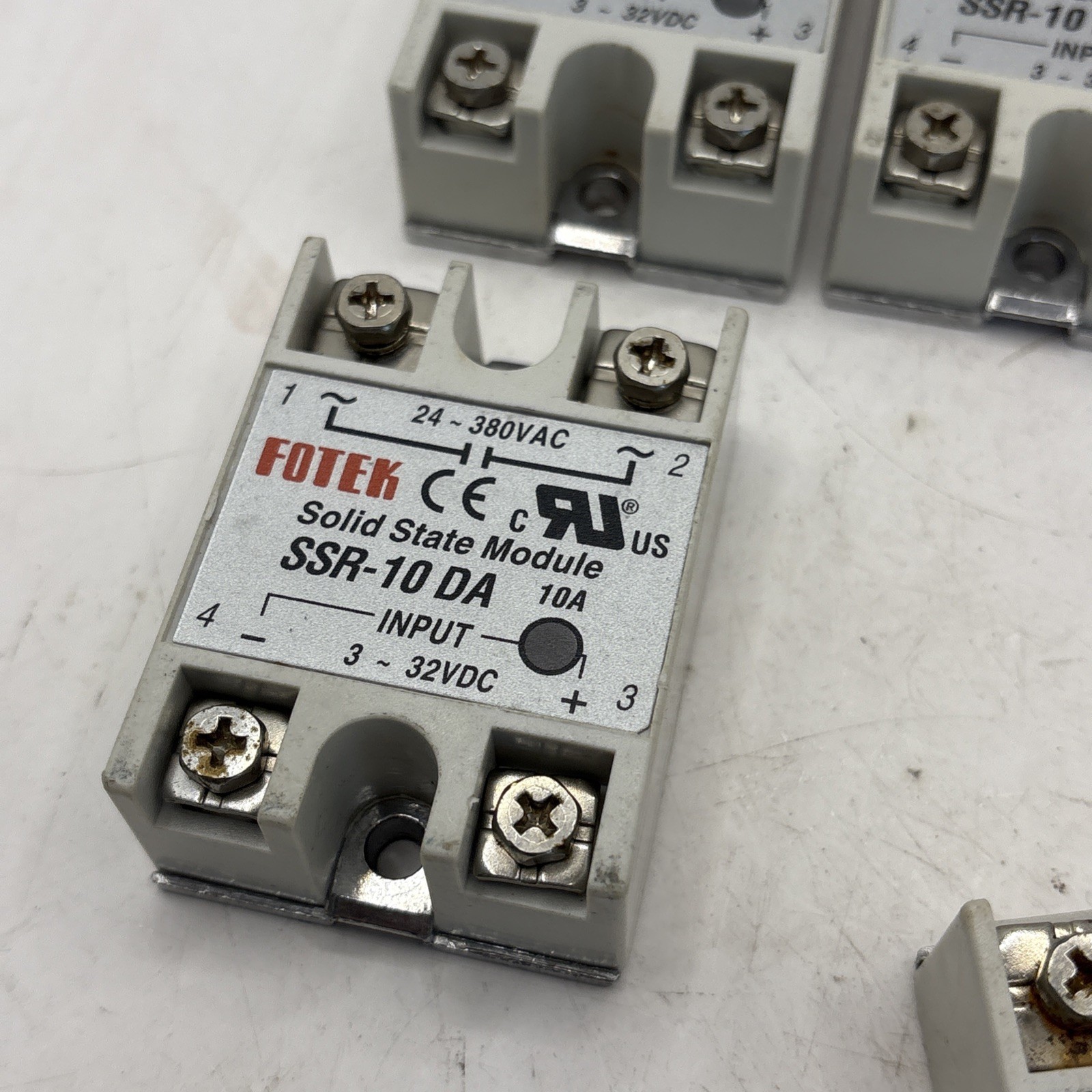 Lot Of 6 Fotek SSR-10DA Solid State Modules