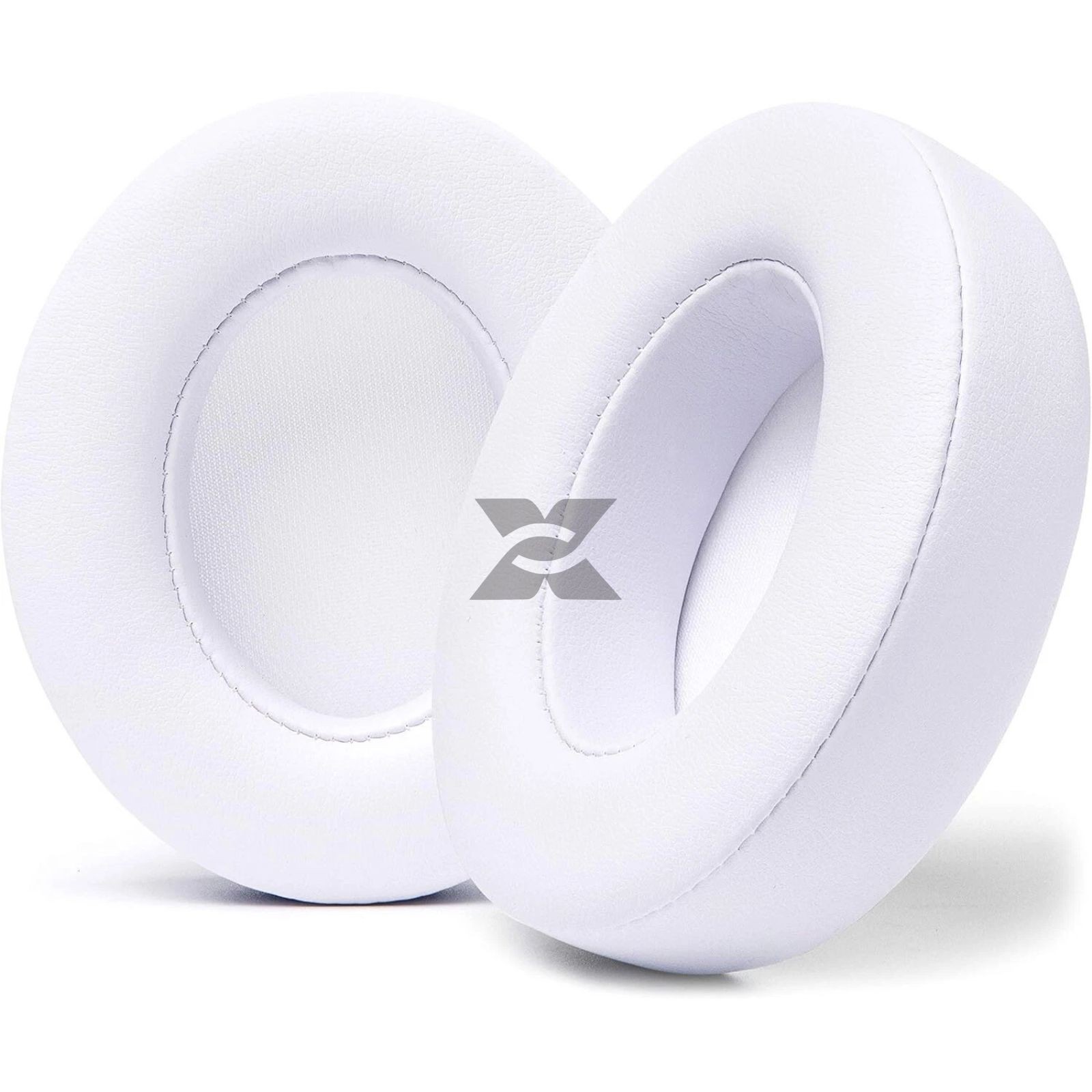 WHITE Replacement Cushions Ear Pads for Beats Studio2 / 3 Memory Foam Adhesive
