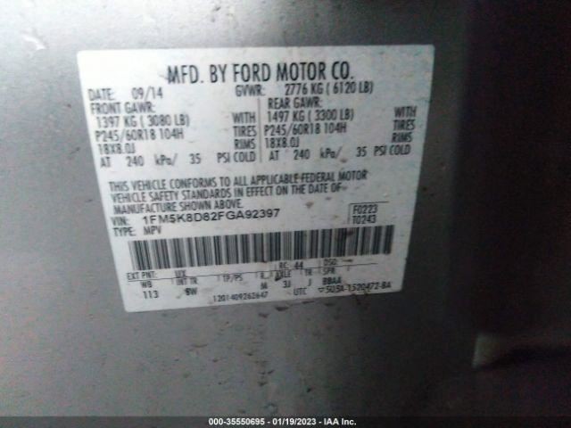 2015 Ford Explorer Left Driver Steering Knuckle OEM 51K Miles Used