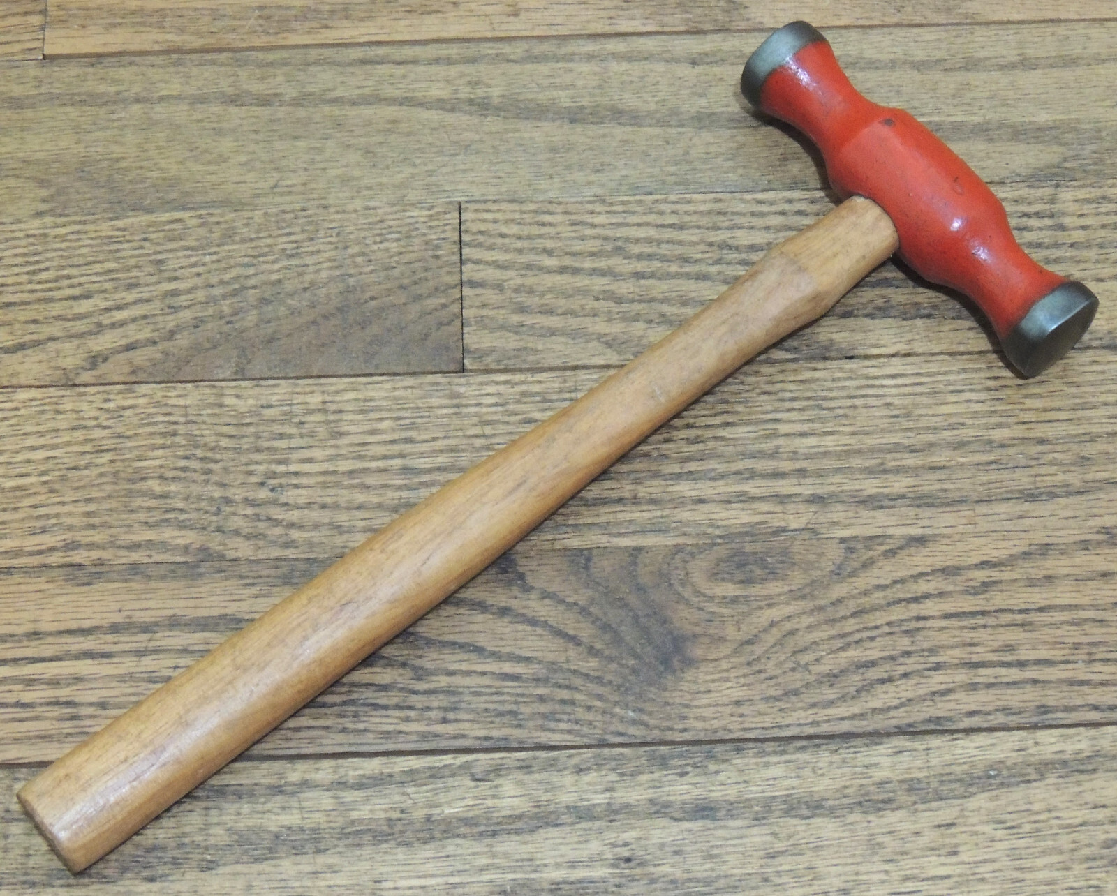 LITTLE USED METALWORKING HAMMER-PLANISHING-TINSMITH-COPPERSMITH-SILVERSMITH