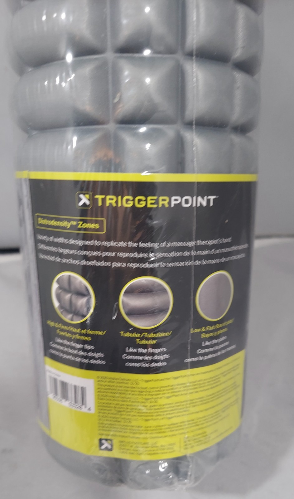 TriggerPoint 12" Solid Core Foam Roller - Gray