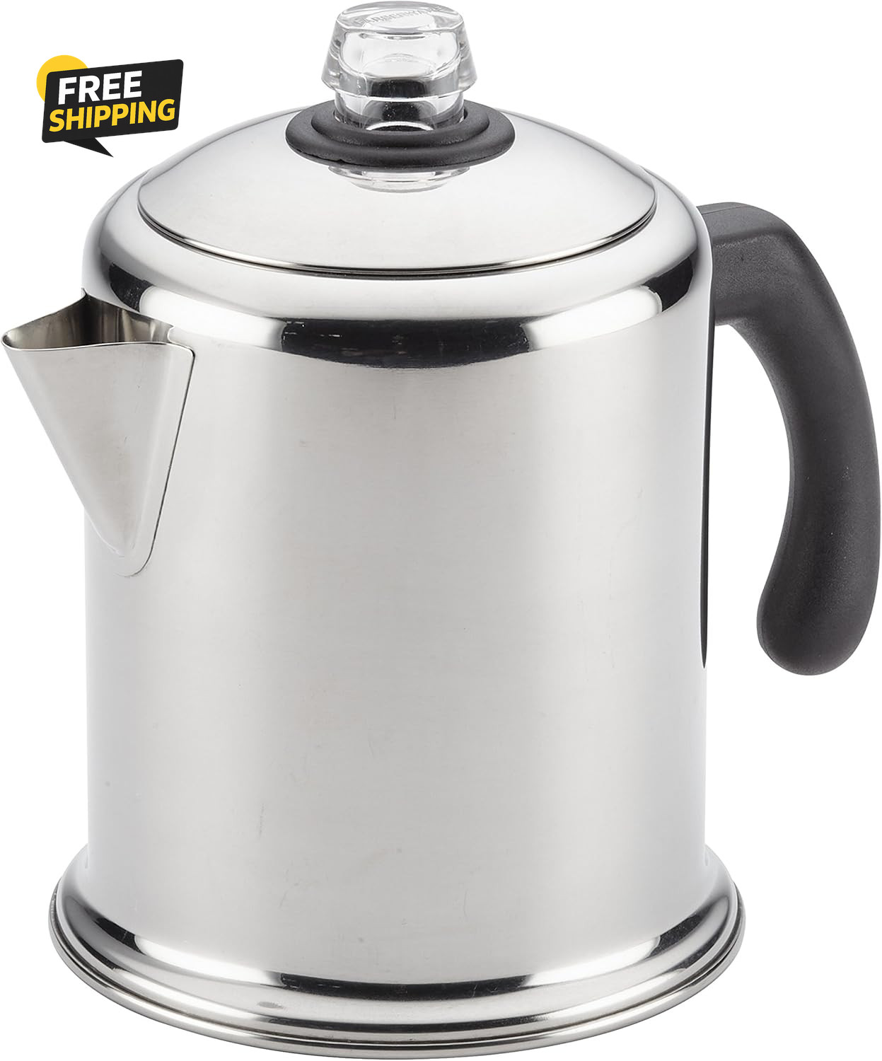 47053 Classic Stainless Steel Yosemite 12-Cup Coffee Percolator