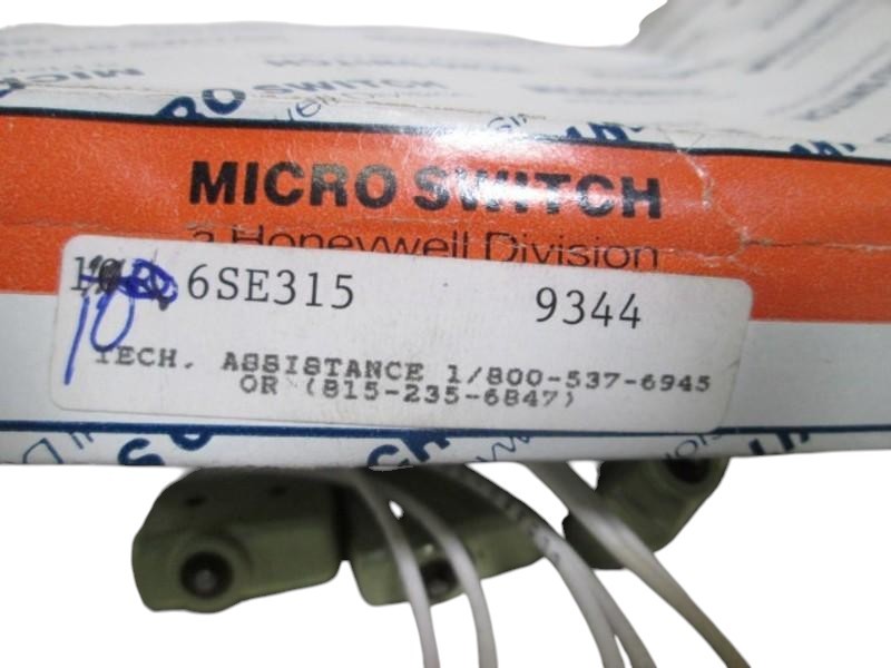 MICRO SWITCH 6SE315 SEALED SE SWITCH  NSMP