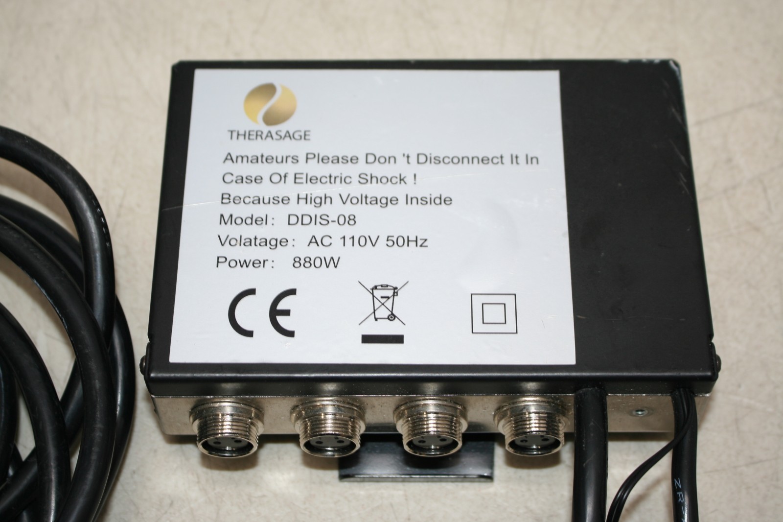 Therasage Thera360 Plus Sauna Power Supply Heat Timer Remote Controller Untested