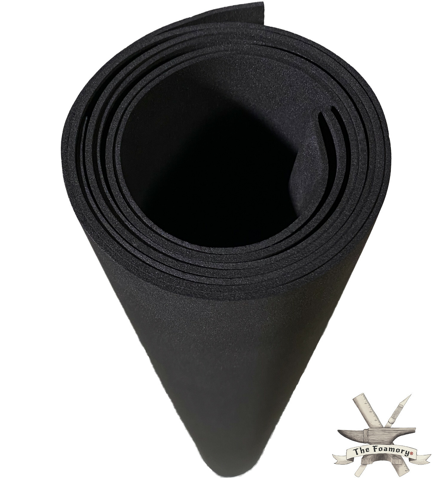 2mm EVA Foam Cosplay Black 35 x 59 inch Sheet Ultra High Density *Free Shipping