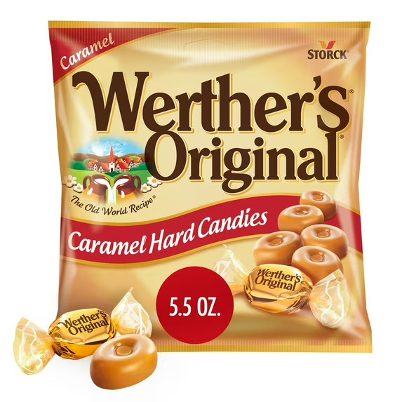 (6 pack) Werthers Original Hard Caramel Candy, 5.5 oz
