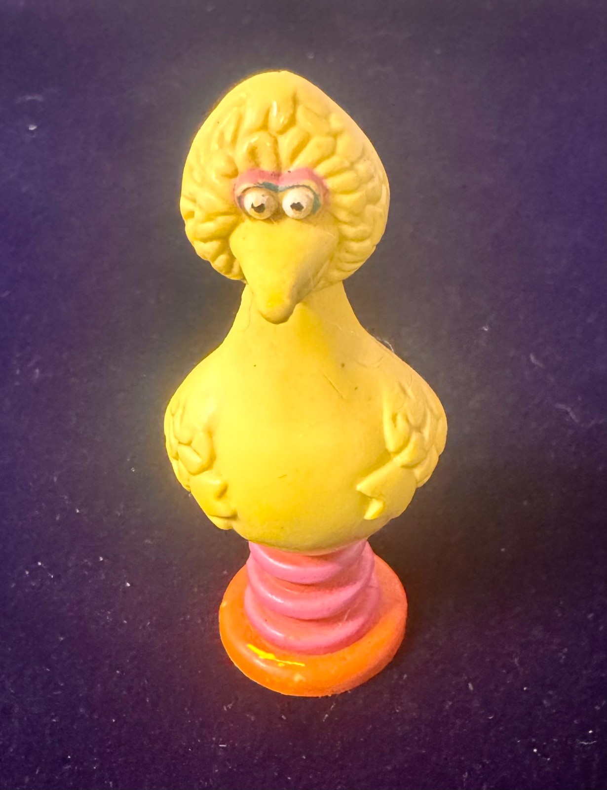 Vintage 80s Big Bird 3 inches tall