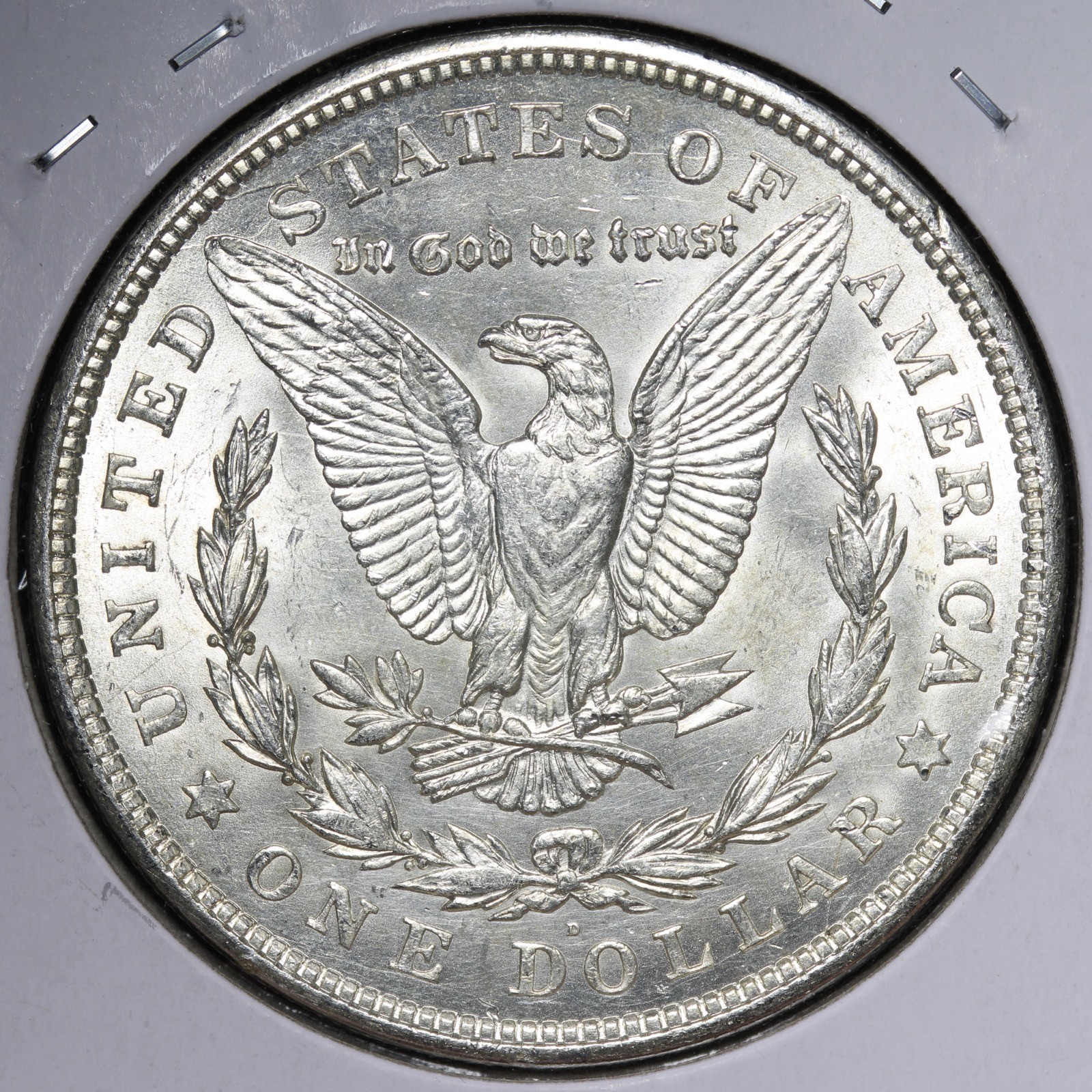 1921-D Morgan Silver Dollar AU+ E373 SU