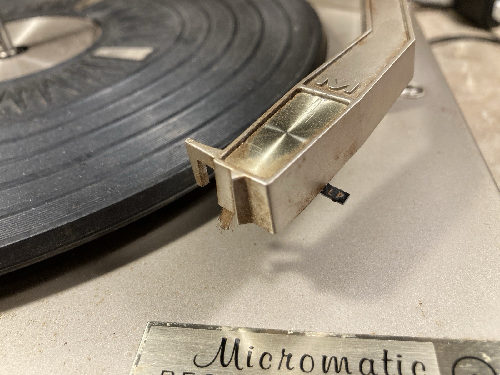 Vintage Micromatic W620 02-01 Record Player Changer Power Tested. Read Descrip