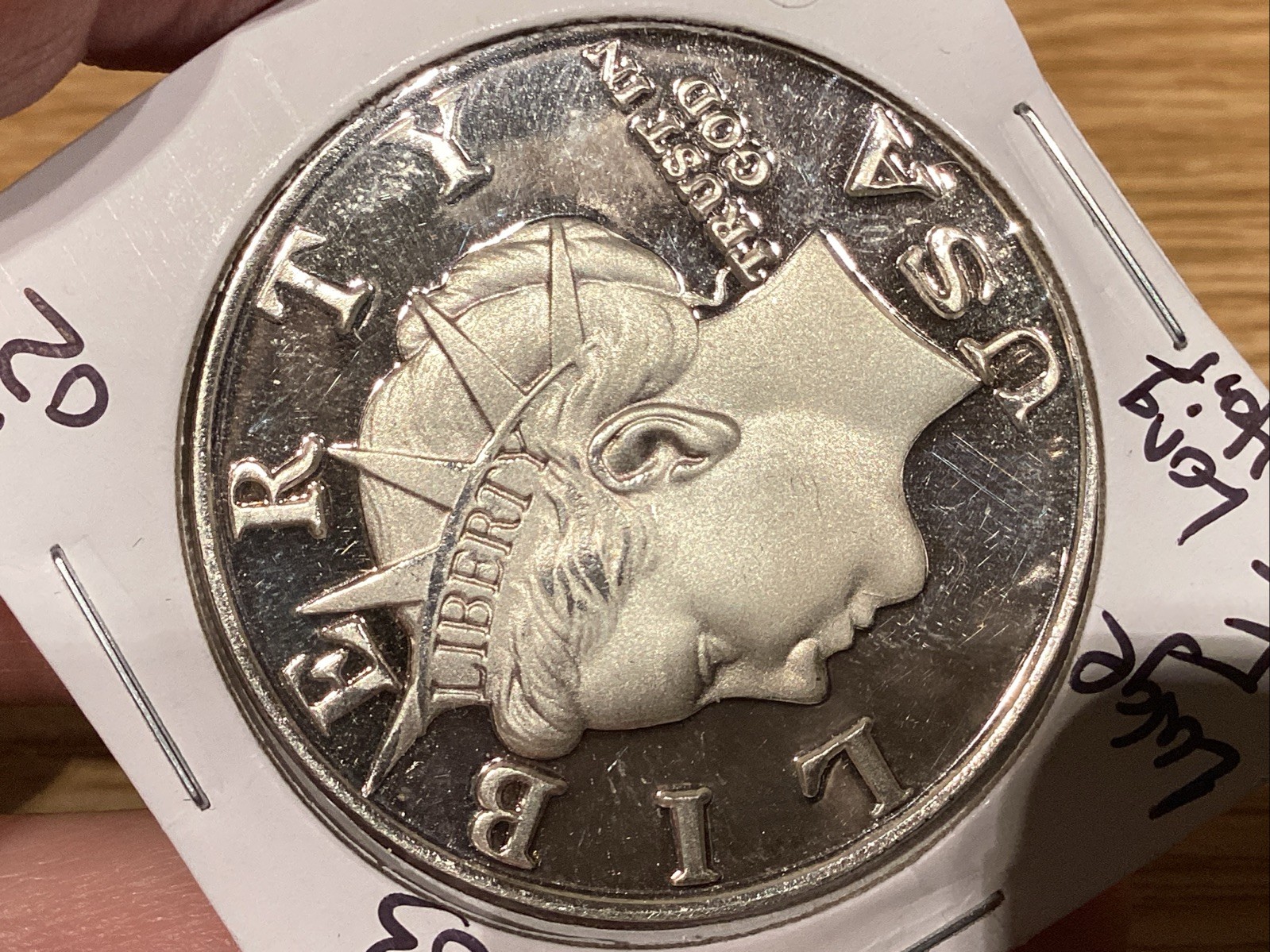 Norfed 1 Oz Silver 2003 $10 Large E Long Hair (2 Available)