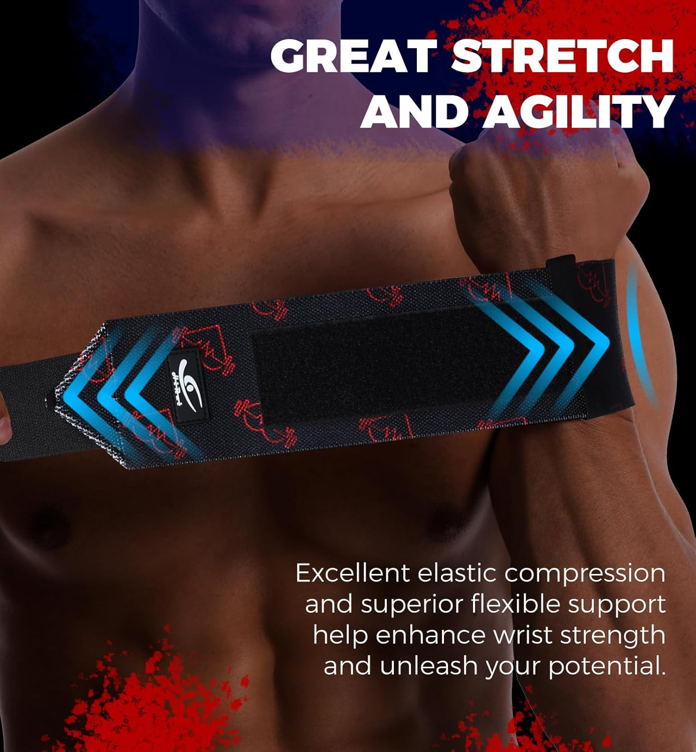 Elite 18" Weightlifting Wrist Wraps - Professional-Grade Ultimate Support & Comf