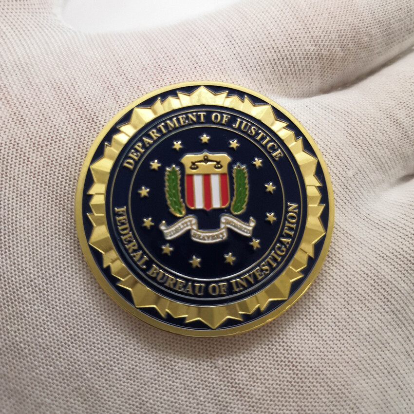 FBI Medal American Washington DC Federal Bureau of Investigation Challenge Coin