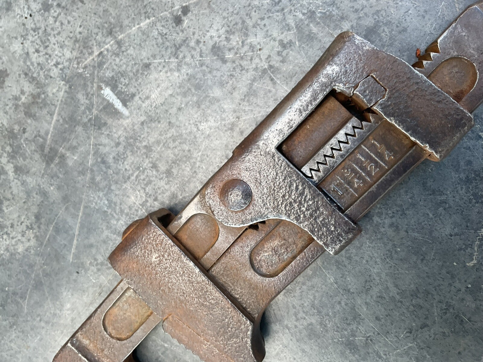 14” Becklin Adjustable Wrench - Unusual Mechanism