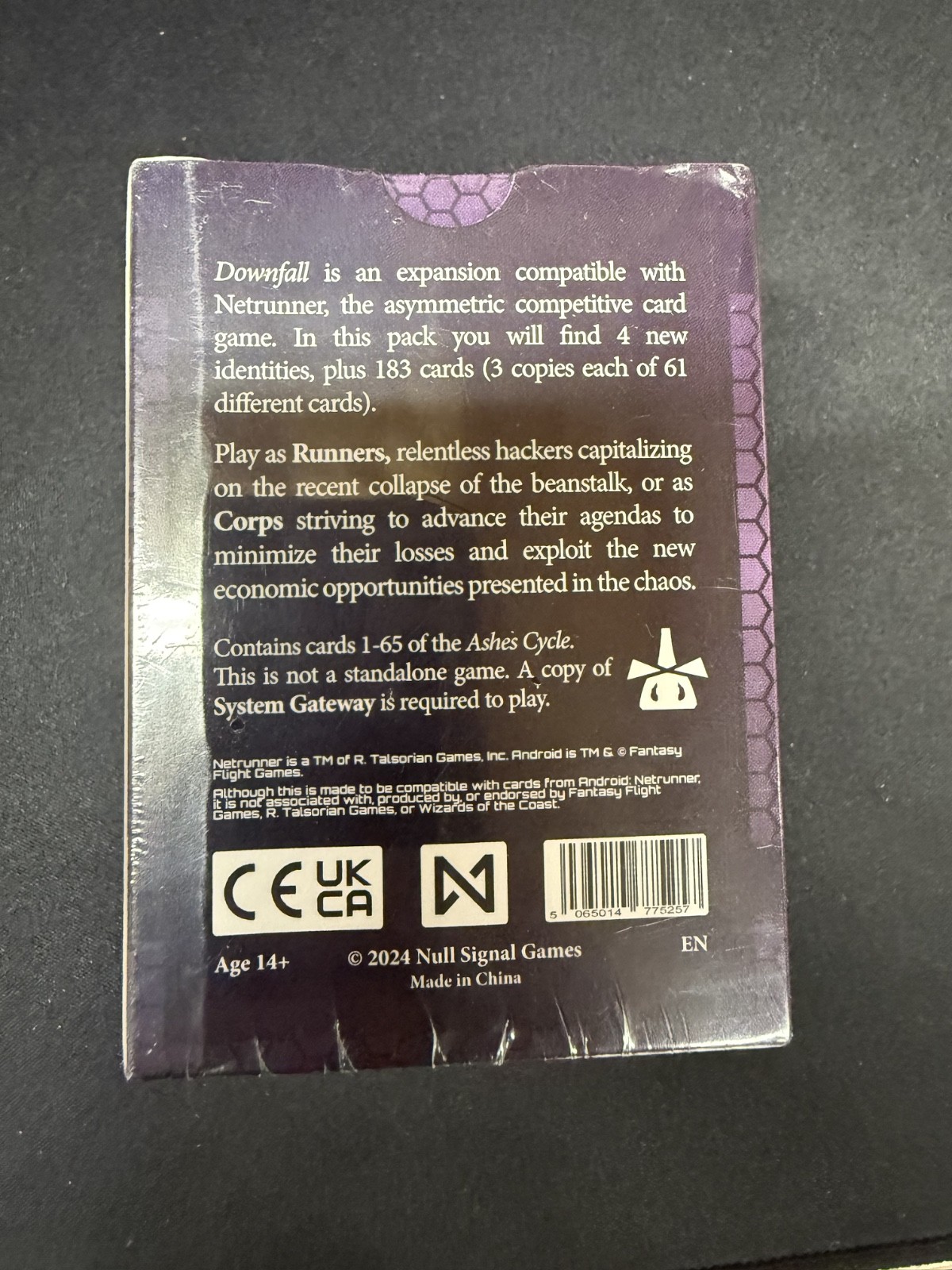 Downfall Remastered Edition Compatible with Netrunner, Null Signal Games