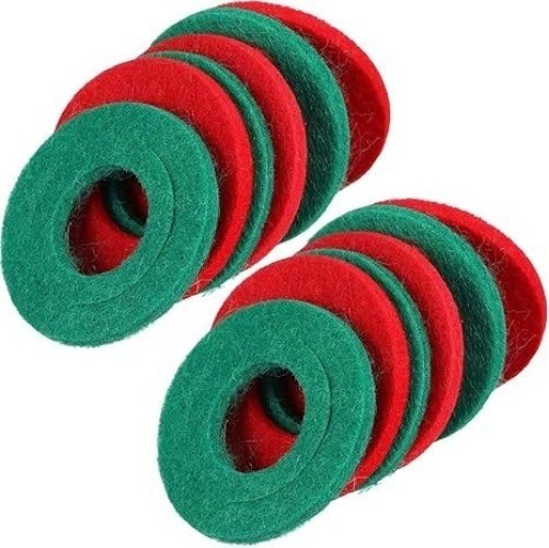 12 PCS Anti-Corrosion Battery Terminal Washers, 6 Red and 6 Green Fiber Protecto