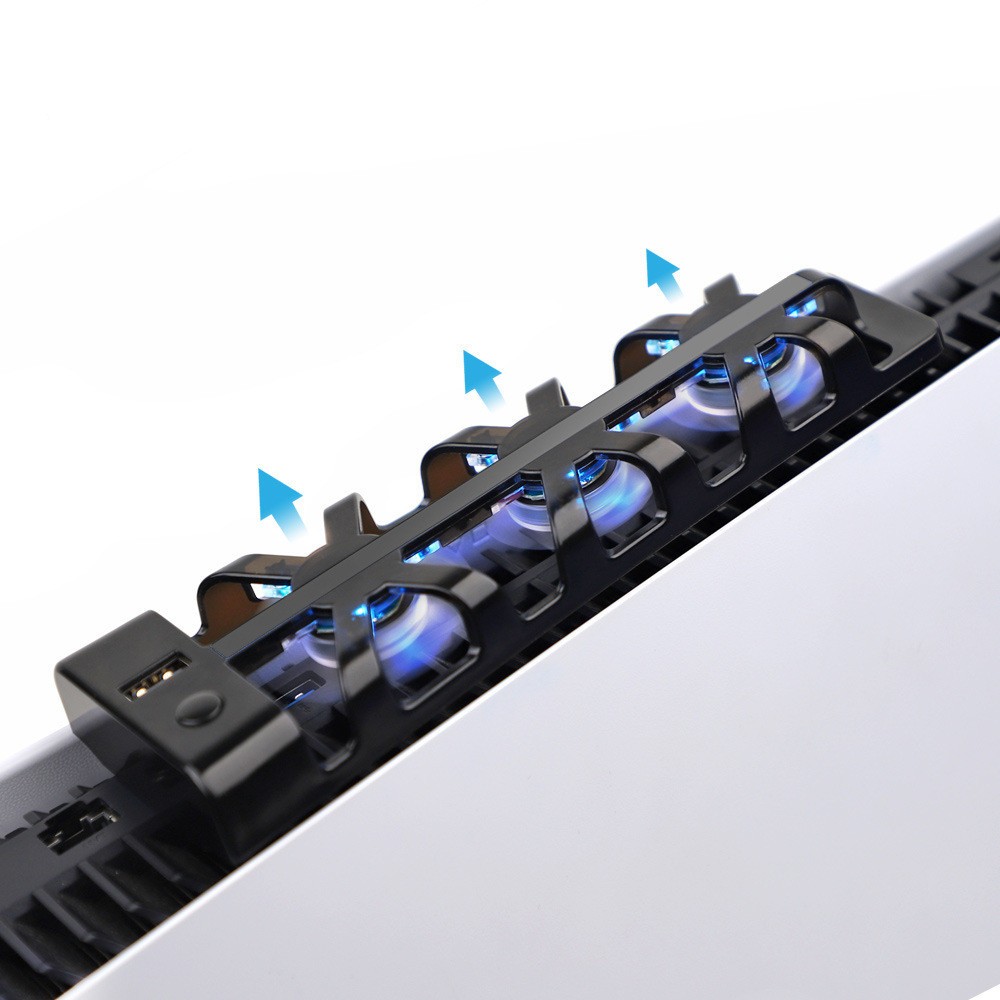 Console USB External Cooling 3 Fan Cooler For PS5 Console CFI-1000A CFI-1000B