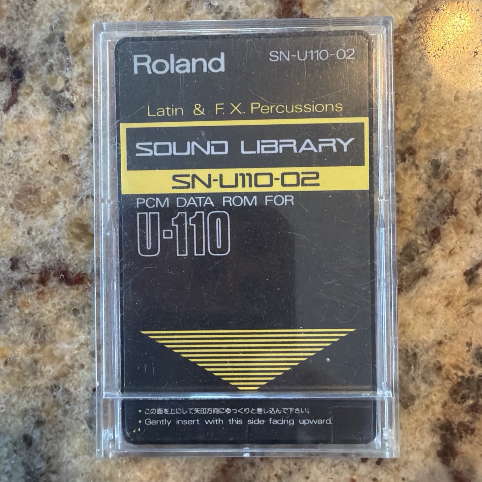 Roland SN-U110-02 Sound Library PCM Data ROM for U-110 Latin & F.X. Percussions