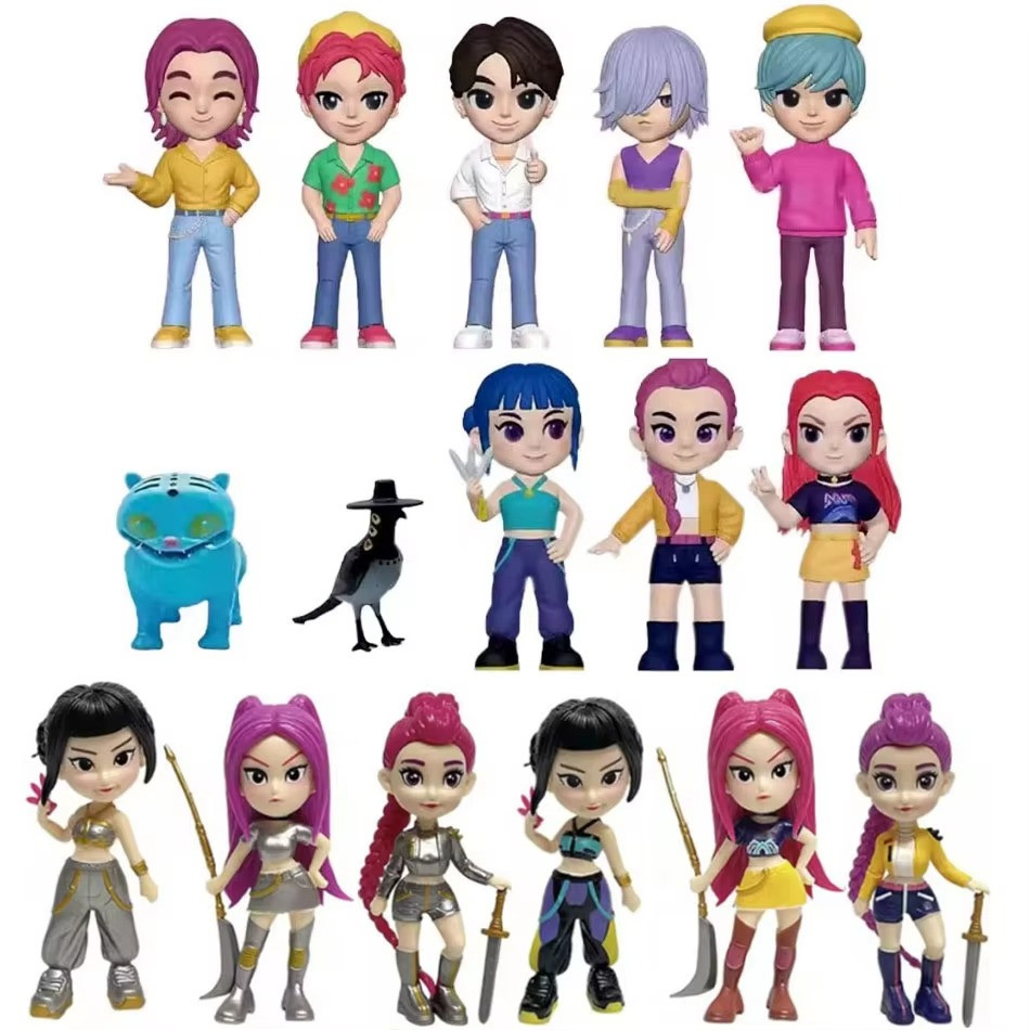 6PCS Xmas Gift Rumi Mira Zoey Doll Kids Toy Cosplay Kpop Demon Hunters US