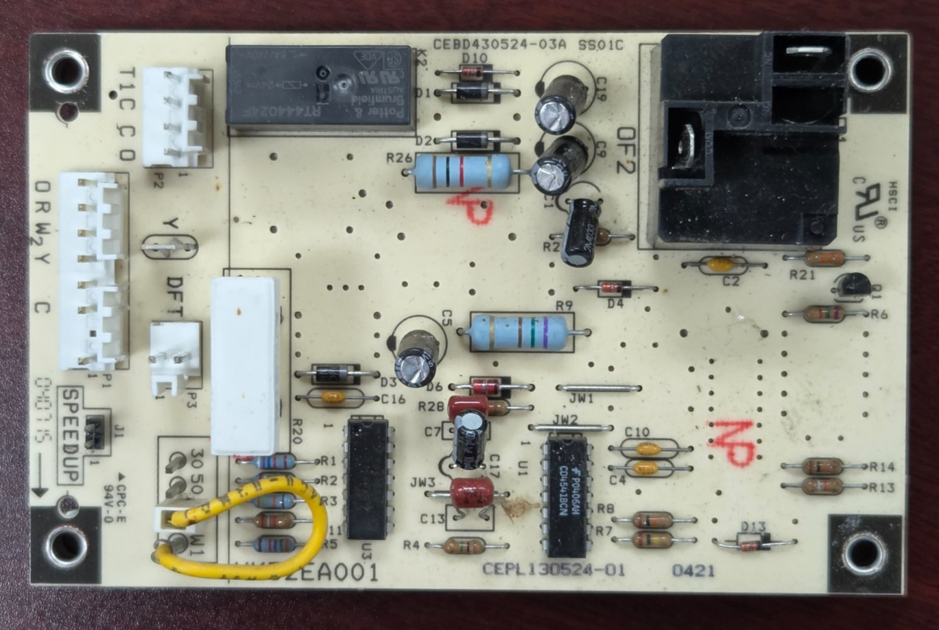 Carrier Bryant Payne HK32EA001 Defrost Control Circuit Board CEPL130524-01 USED