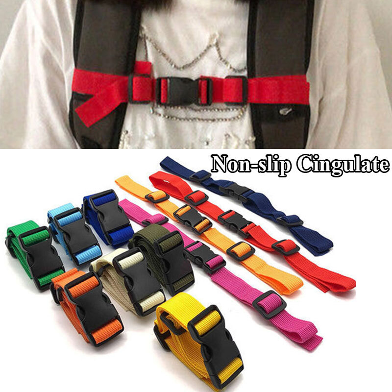 Adjustable Bag Backpack Webbing Sternum Chest Harness Buckle Clip Strap Campingṑ