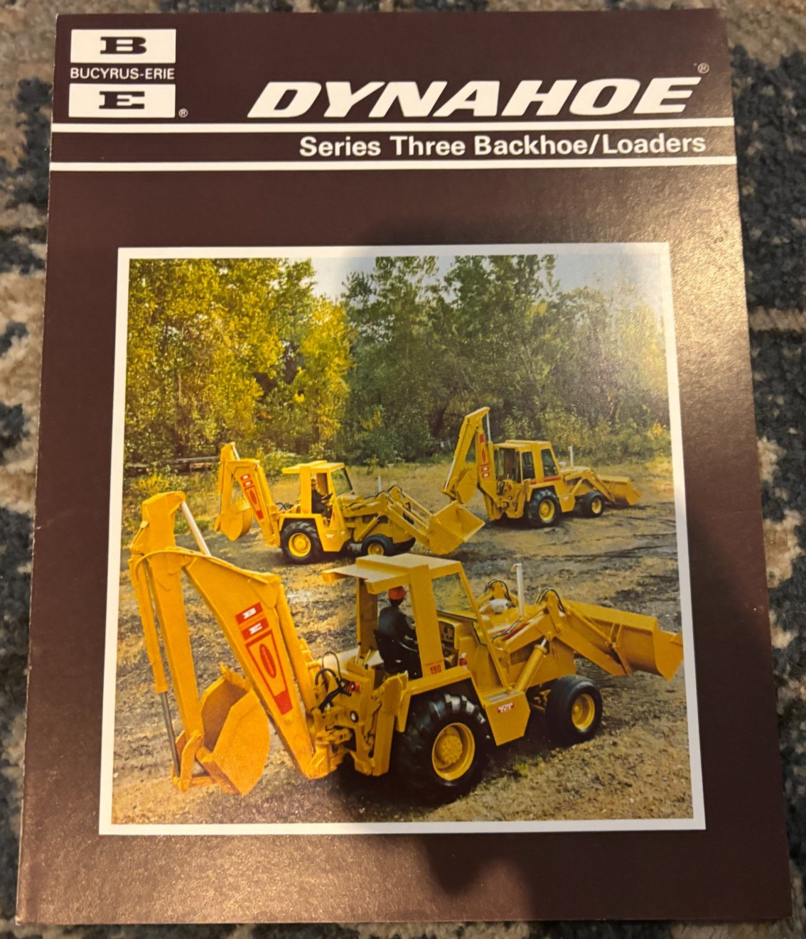 Bucyrus Erie 140 160 190 Series 3 Dynahoe Backhoe Loader Brochure AMIL25
