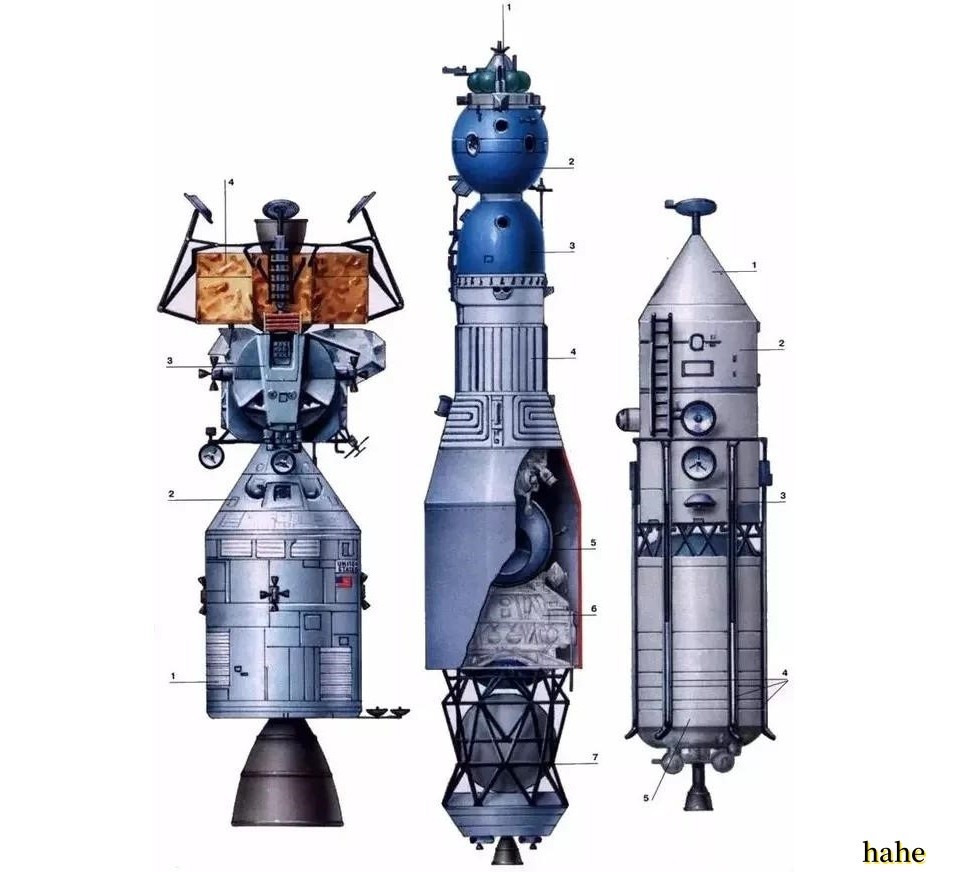 1/400 CCCP Lunar Launch Program N1 Heavy Carrier Rocket Finished Static Model
