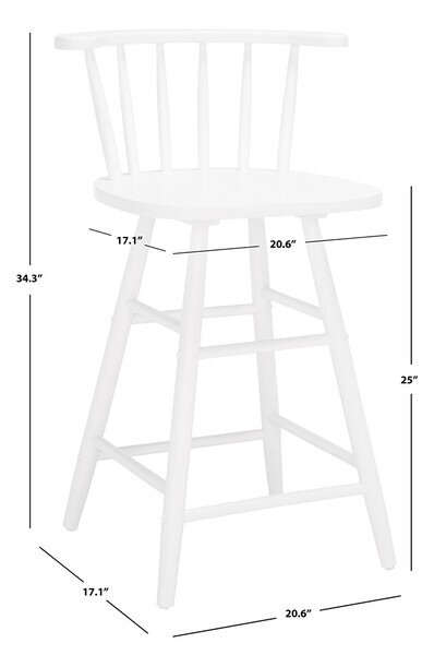 Safavieh Jay Wood Counter Stool, Reduced Price 2172722755 BST1403C