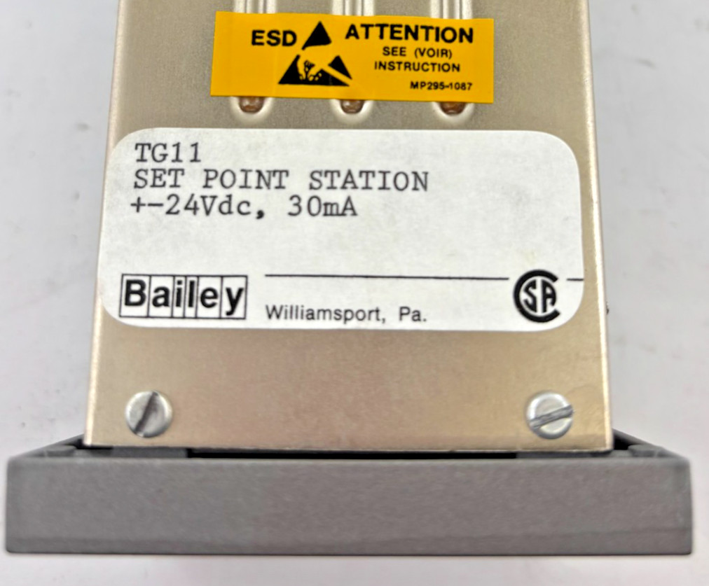Bailey Controls TG11 Setpoint Station Industrial Control Module +/-24VDC 30mA