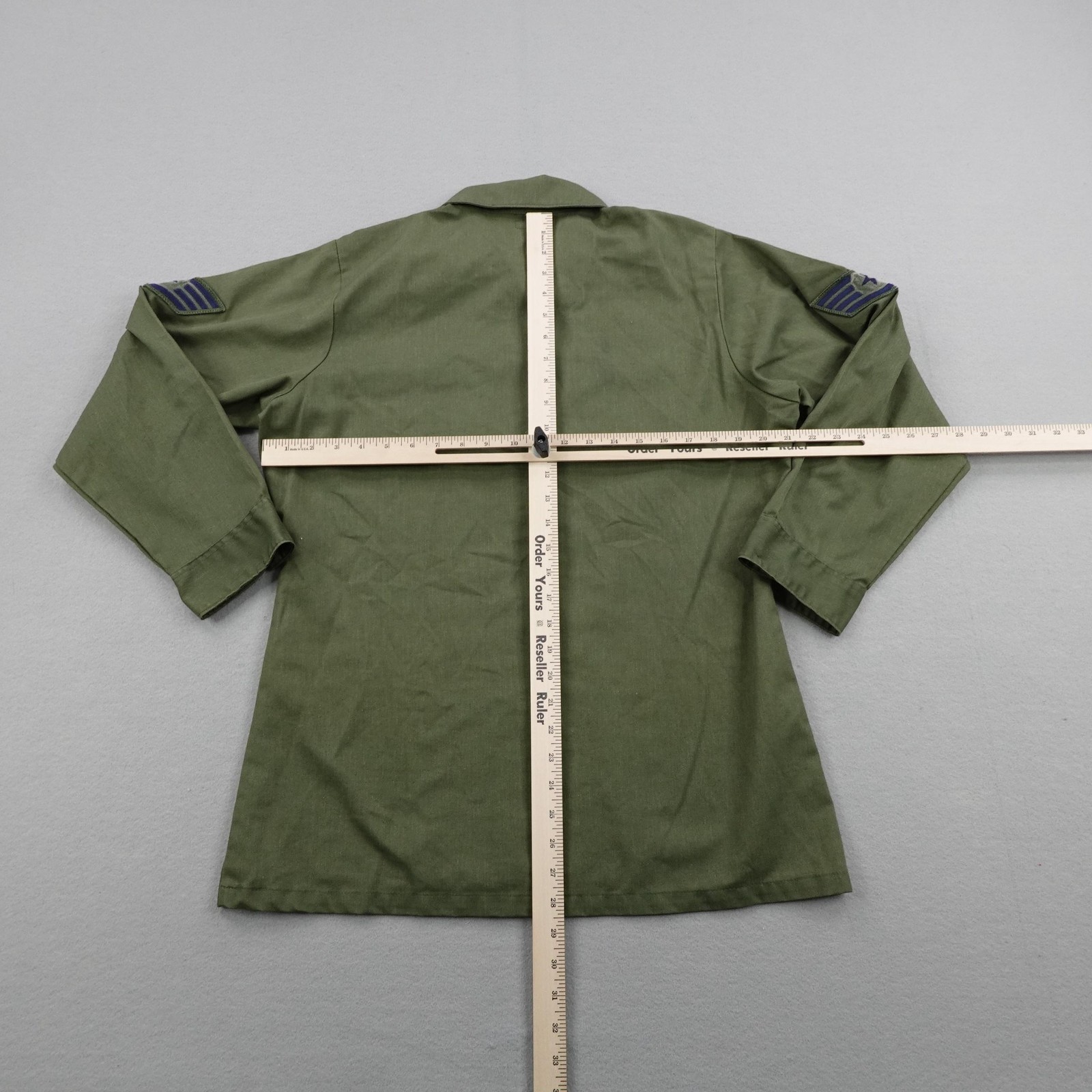 VTG US Air Force Shirt Medium OG-507 Utility Durable Press Strategic Command 80s