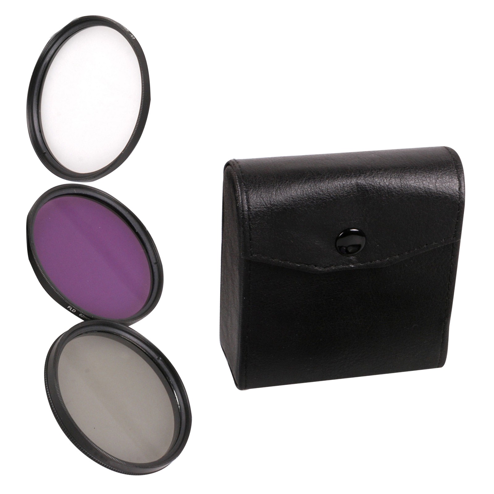 UV+CPL+FLD Lens Filter Set 55mm For Cannon For Nikon For Olympus Digital SLRs