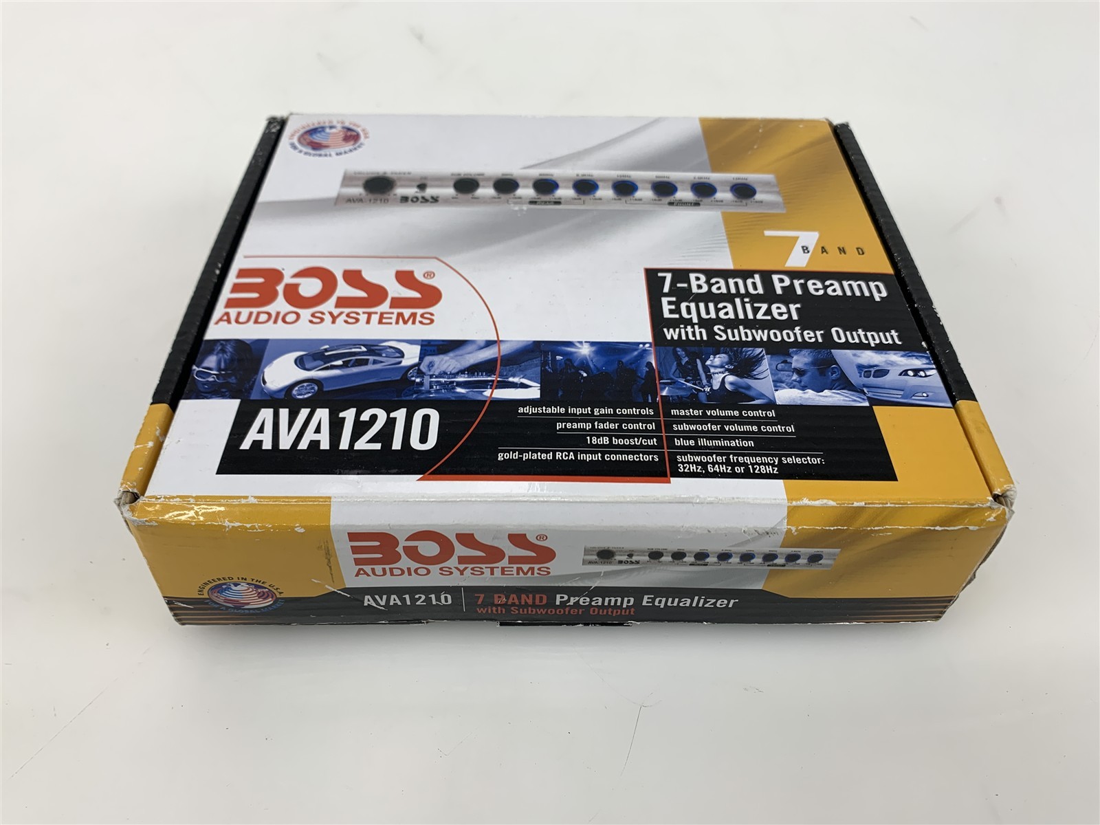BOSS Audio AVA1210 7 Band Pre-Amp Car Equalizer
